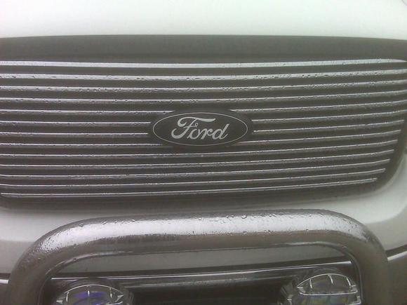 crappy cell phone pic and weather but you get the point flat blaack and white patriot decal