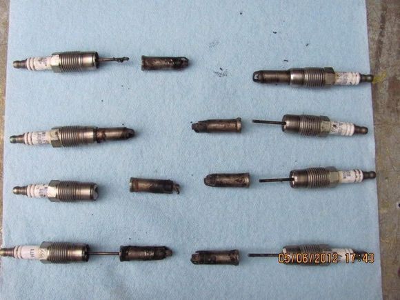 Plugs removed after application of anti seize compound according to TSB 08-07-06