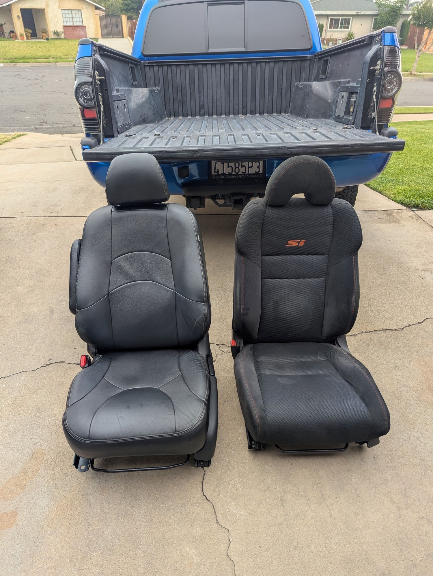 Side by side comparison