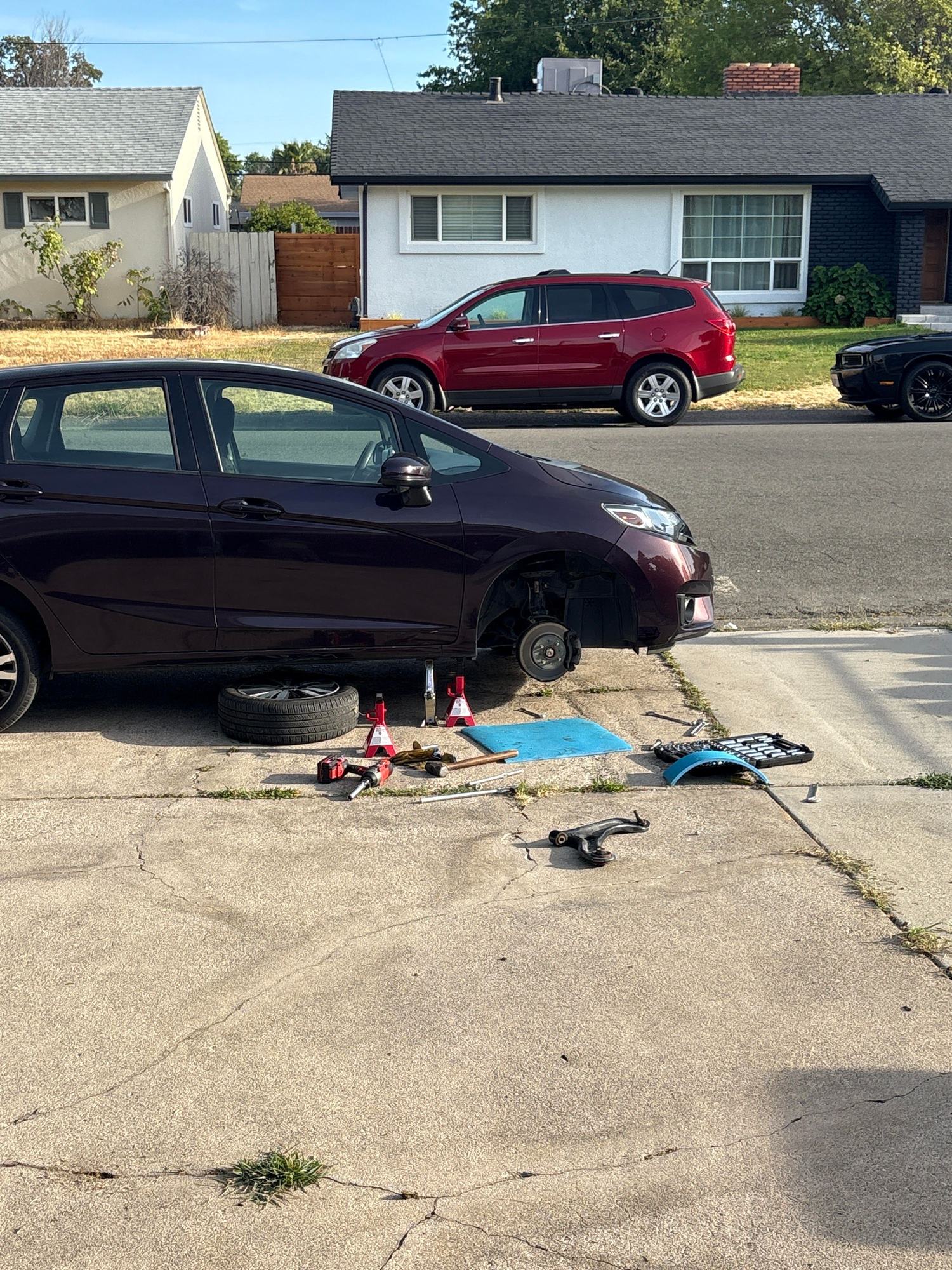 Lower control arms, endlinks, brakes and rotors replaced