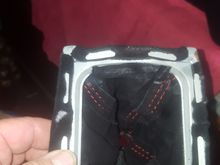 Old suede shift boot removed