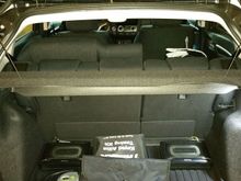 Cargo cover and relocated subs