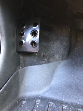 Fit pedal mod Jeep Wrangler dead pedal.