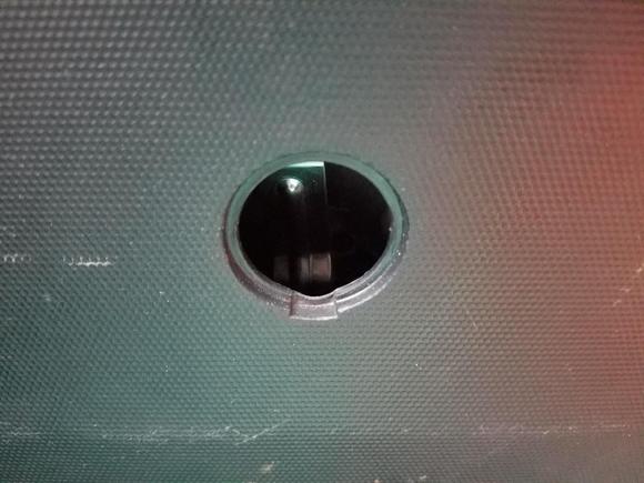 Maintenance access hole is extremely small
