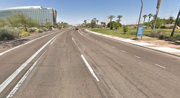 N. Mill Avenue in Tempe is one of America's dangerous speedway strips. Photo: Google