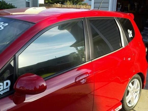 35% front tint 20% rear tint