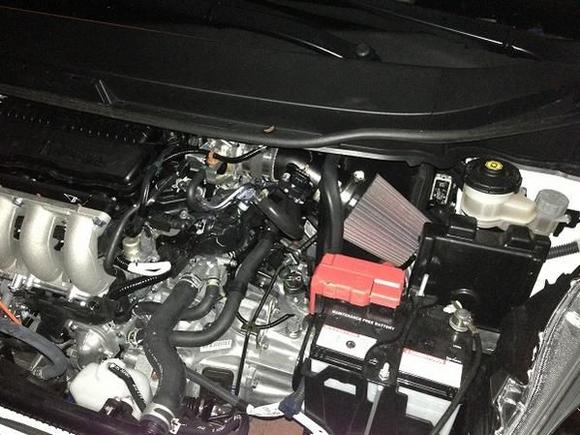 got that intake in finally