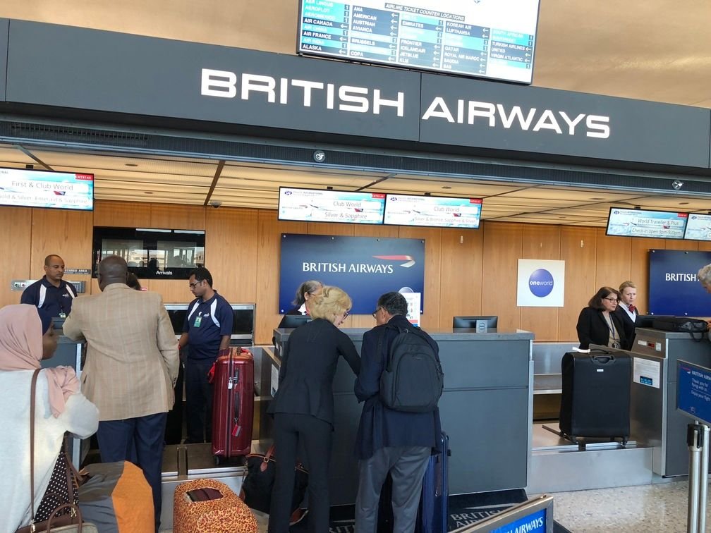 british airways early baggage check in