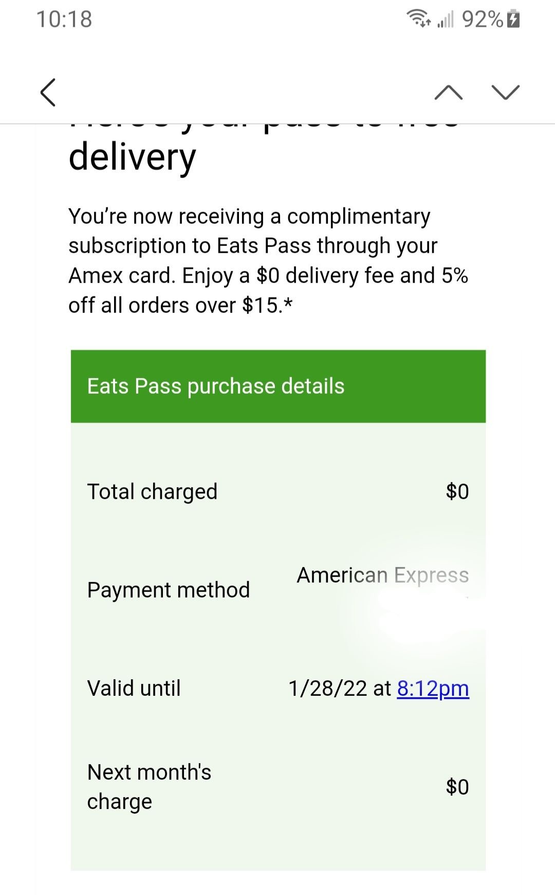 Uber Eats Pass is now Uber One - Page 4 - FlyerTalk Forums