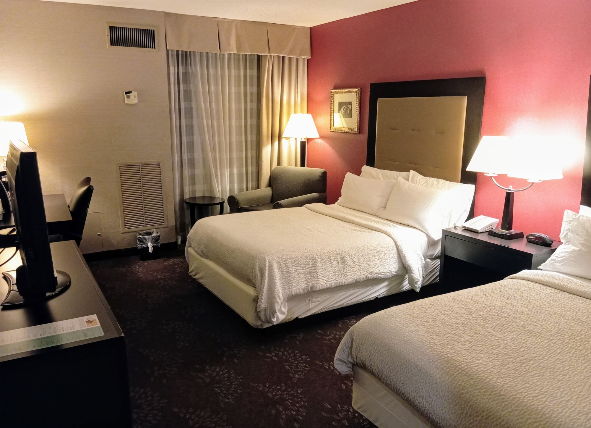 My room at the Holiday Inn Cincinnati Airport was pleasantly spacious 