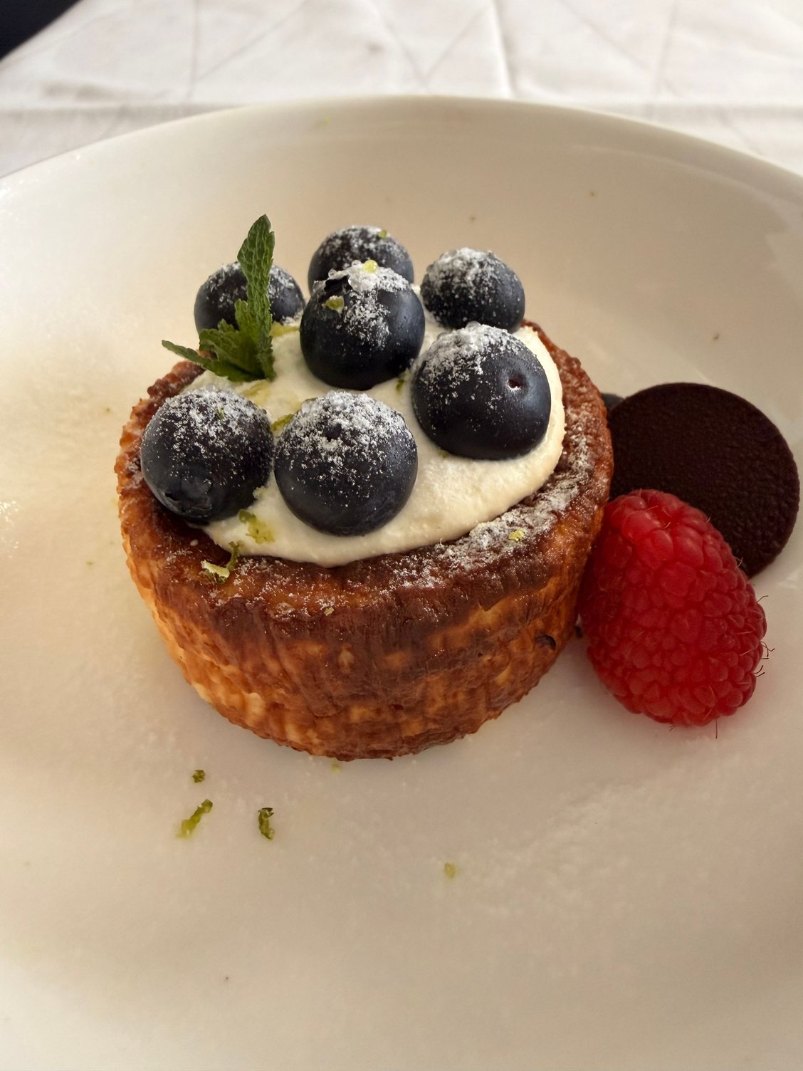 A rather dull Basque cheesecake 