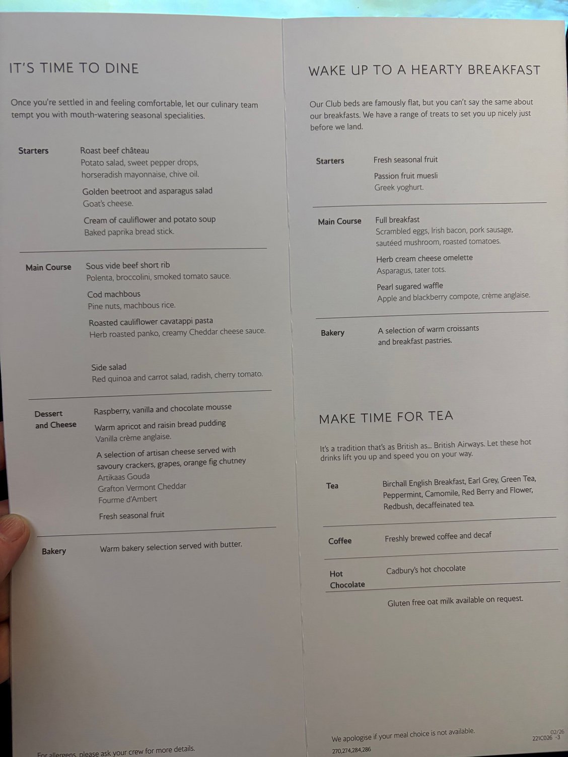 Tonight�s 274 from las to lhr