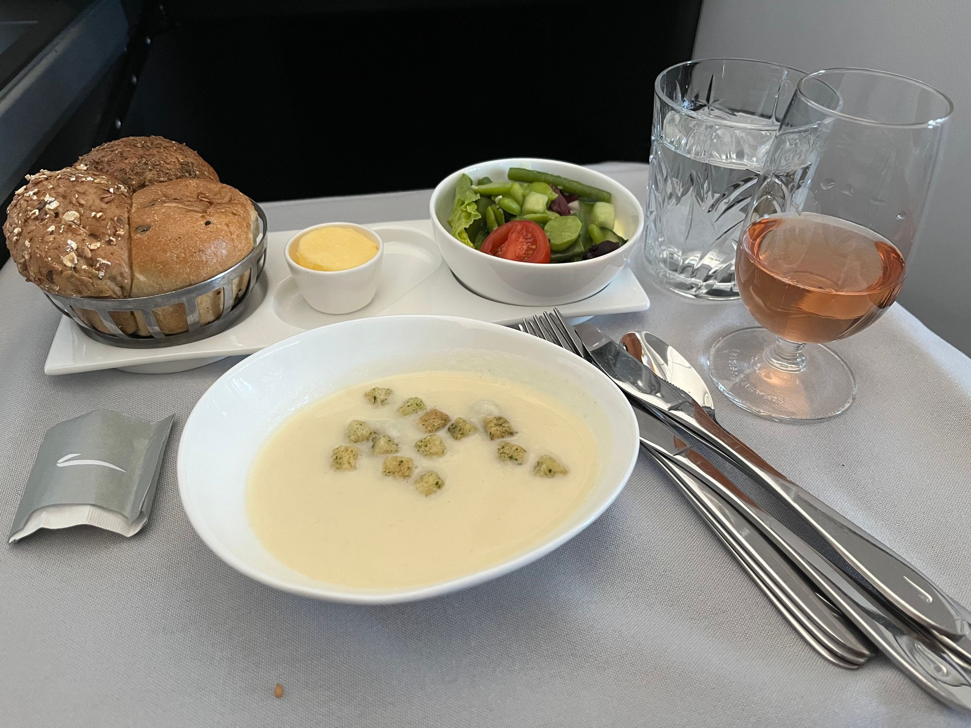 Artichoke soup. 