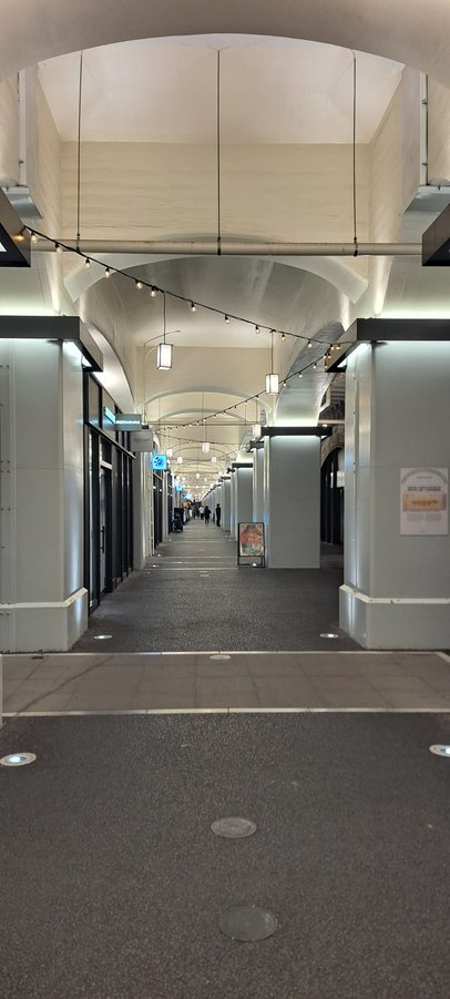 Area under the arches