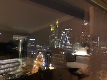 View from 9th floor night time