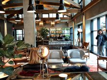 Bar area near reception