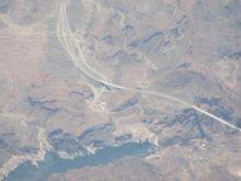 WN120 LAX-MKE 11th May 2018  Bridge bypassing Hoover Dam