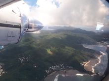 Approach over American Samoa