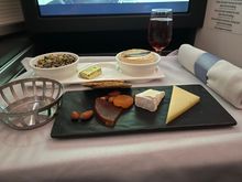 Two thirds of a cheese plate!