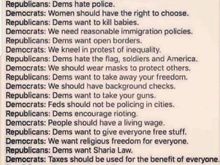 What the political "dialogue" looks like
