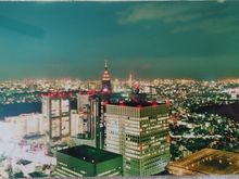 View from the TMG Building towards Shinjuku Station. 