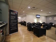 BA lounge, ORD