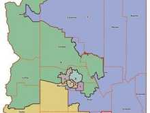 Gosar's district (the 4th) is the big green one