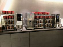 Cup ramen selection at KE Lounge PR1 (East).