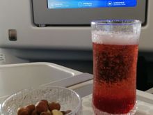 Amuse with aperitif: nuts.  The days with proper amuse are gone, hopefully not forever.