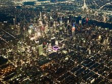 Midtown Manhattan on approach to LGA - 2/22/22