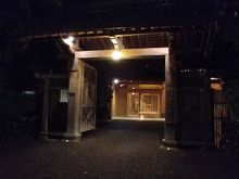 Asaba entrance at night