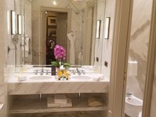 Bathroom (tub on left, shower on right)