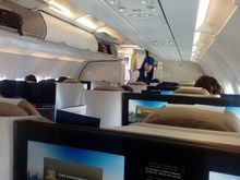 The crew were outstanding and this felt more like a First class cabin than Business class.