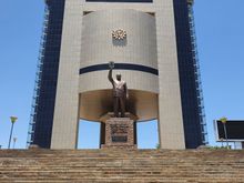 Statue of Dr. Sam Nujoma, Founding President of the Republic of Namibia