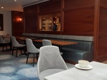Lounge area  ( servivng area behind the wooden wall)