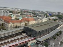 View of Zoo station from my room