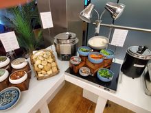 This is the Asian soup set-up.