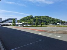 Shin-Tosu station on a nice day