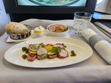 Seared Tuna - this was very good and the salsa had a real kick to it