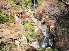 The waterfall at  the top of the park