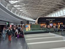 On the right end there would be the Aspire Lounge.