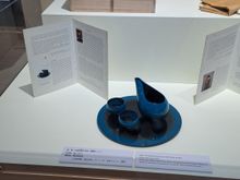 Some of the exhibits at the g7 hiroshima commermorative display