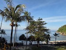 The beach