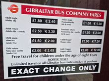 Bus fares
