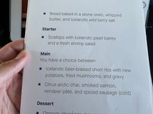 Menu KEF-SEA 
