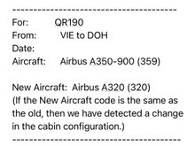 😳😳😳

Flight is three months away so will pray for several hundred equipment swaps!