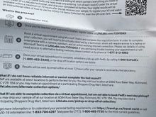 Instructional flyer