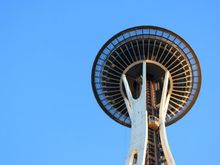 Space Needle by evening