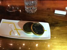 1st course:
- Joelia's likkepot
(topped with perle imperial caviar)
(With mother of pearl spoon)