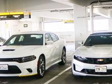 #Charger R/T and Mazda SUV
